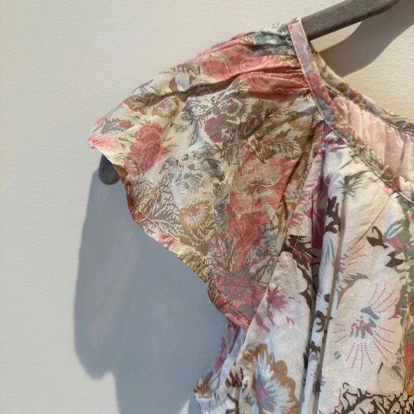 LoveShackFancy Girls Flutter-Sleeve Shift dress size 12 - Picture 4 of 7